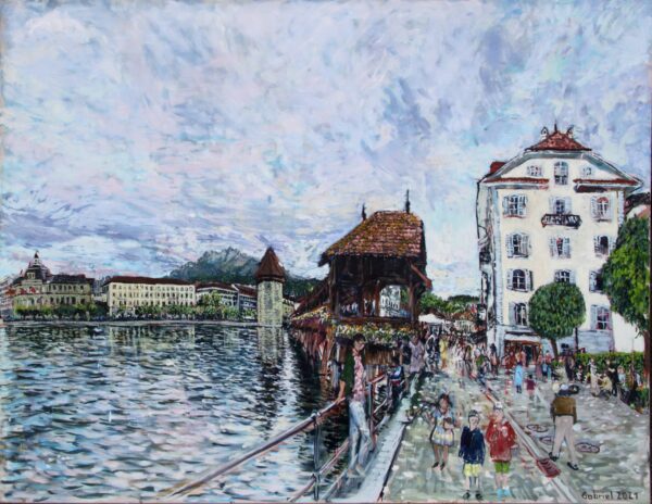 Kappelbrücke Gabriel Kessler Malerei